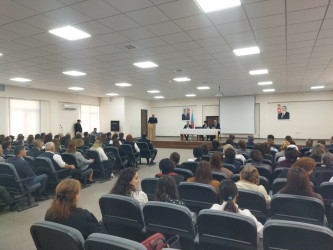 Şəkidə fəaliyyət göstərən təhsil müəssisələrinin rəhbərləri ilə “Şagird təhlükəsizliyi və sağlam məktəb mühiti” mövzusunda görüş keçirilib