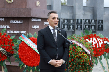 27 sentyabr - Anım Gününun beşinci ildönümü ilə bağlı Şəkidə Vətən müharibəsi şəhidlərinin xatirəsi yad edilib və ağacəkmə aksiyası təşkil olunub