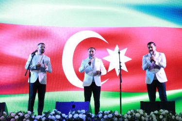 Şəkidə Zəfər Gününün beşinci ildönümü münasibətilə möhtəşəm konsert proqramı və atəşfəşanlıq təşkil olunub