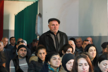 Şəki Şəhər İcra Hakimiyyətinin başçısı Elxan Usubov Cəfərabad kəndinin sakinləri ilə görüşüb.