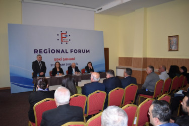 Şəkidə Milli QHT Forumunun regional forumu keçirilib