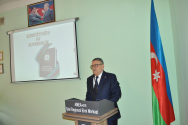 Şəkidə “Konstitusiya və Suverenlik İli: mədəni dəyərlər və milli birlik” mövzusunda elmi-praktik konfrans keçirilib