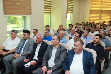 Şəkidə Su Təsərrüfatı və Meliorasiya İşçilərinin peşə bayramı qeyd olunub