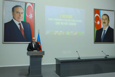 Şəkidə 1 noyabr – Kənd təsərrüfatı işçiləri günü qeyd edilib