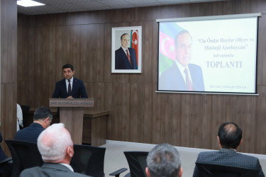 Şəkidə "Ulu Öndər Heydər Əliyev və müstəqil Azərbaycan" mövzusunda  tədbir keçirilib