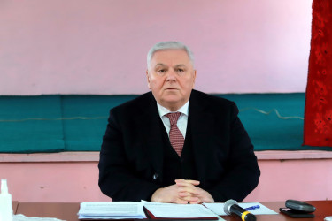 Şəki Şəhər İcra Hakimiyyətinin başçısı Elxan Usubov Aşağı Küngüt kəndində səyyar qəbul keçirib