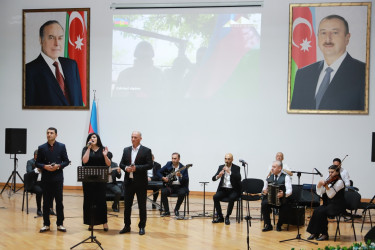 Şəkidə şəhid Məmmədiyə Cabbarzadənin xatirəsinə həsr olunmuş "Yarım qalan arzular" adlı ədəbi-bədii gecə təşkil olunub.