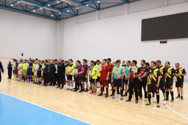 Şəkidə Ümummilli lider Heydər Əliyevin xatirəsinə həsr olunan futzal üzrə “Şəki kuboku - 2026” turnirinin açılış mərasimi keçirilib