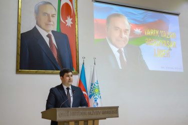 Şəkidə “Tarix yazan əbədiyaşar lider” adlı tədbir keçirilib