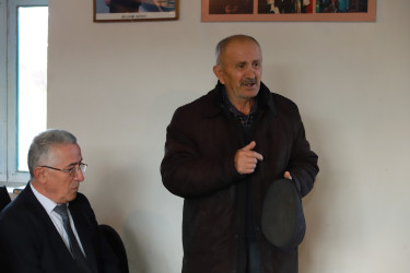 Şəki Şəhər İcra Hakimiyyətinin başçısı Elxan Usubov İbrahimkənd kəndinin sakinləri ilə görüşüb.