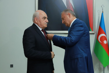 Şəki rayon Ağsaqqallar Şurasının sədri, polis veteranı Vaqif Əhmədovun 75 illik yubileyi qeyd olunub