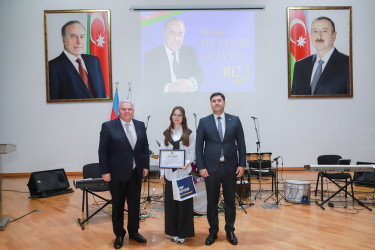 Şəkidə Ulu Öndər Heydər Əliyevin anadan olmasının 102-ci ildönümü qeyd olunub