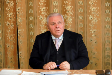 Şəki Şəhər İcra Hakimiyyətinin başçısı Elxan Usubov İbrahimkənd kəndinin sakinləri ilə görüşüb.