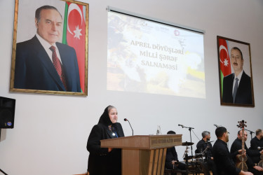 Şəkidə Aprel döyüşlərinin 10-cu ildönümünə həsr olunmuş tədbir keçirilib