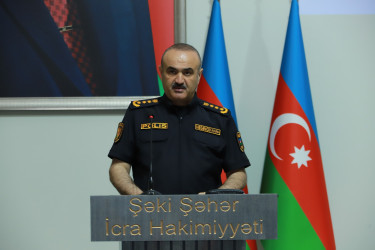 Şəki rayon Ağsaqqallar Şurasının sədri, polis veteranı Vaqif Əhmədovun 75 illik yubileyi qeyd olunub