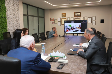 “Qardaşlaşmış Şəki və Jmerinka şəhərlərinin tarixi-memarlıq irsinin öyrənilməsi” mövzusunda videokonfrans formatında görüş keçirilib