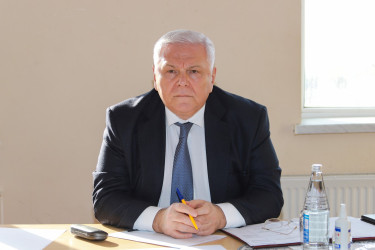 Şəki Şəhər İcra Hakimiyyətinin başçısı Elxan Usubov Baş Şabalıd kəndində səyyar qəbul keçirib