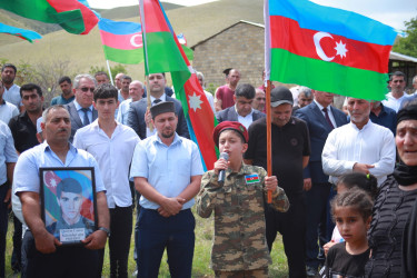 Birinci Qarabağ müharibəsində itkin düşmüş və şəxsiyyəti müəyyənləşdirilən şəhid Camal Quliyevlə vida mərasimi keçirilib