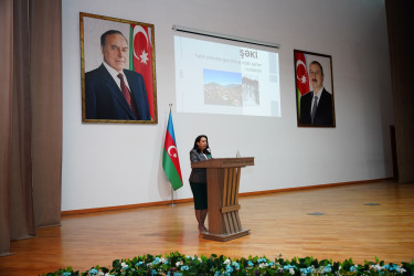 Şəkidə 18 aprel - Beynəlxalq Abidələr və Tarixi Yerlər Gününə həsr olunmuş tədbir keçirilib