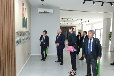 Yaponiyalı qonaqlar Şəki şəhərində səfərdə olublar