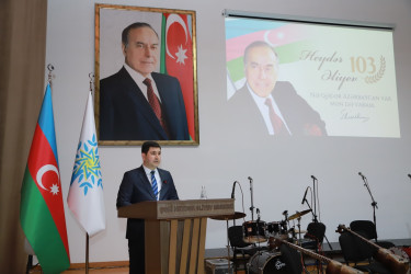 Şəkidə Ulu Öndər Heydər Əliyevin anadan olmasının 103-cü ildönümü qeyd olunub
