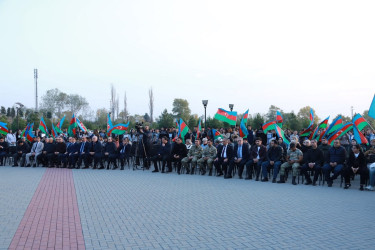 Şəkidə Zəfər Gününün beşinci ildönümü münasibətilə möhtəşəm konsert proqramı və atəşfəşanlıq təşkil olunub