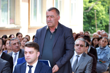Şəki Şəhər İcra Hakimiyyətinin başçısı Elxan Usubov Baş Küngüt kəndinin sakinləri ilə görüşüb