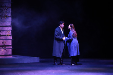 V Şəki Beynəlxalq Teatr Festivalında Qazaxıstandan gələn teatr kollektivinin çıxışı olub