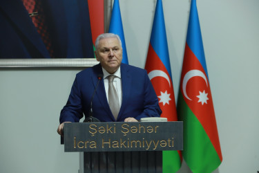 Qərbi Azərbaycan İcmasının Şəki şəhəri üzrə nümayəndəsi ictimaiyyətə təqdim edilib