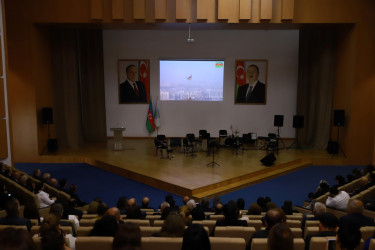 Şəkidə “Tarix yazan əbədiyaşar lider” adlı tədbir keçirilib