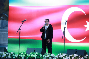 Şəkidə Zəfər Gününün beşinci ildönümü münasibətilə möhtəşəm konsert proqramı və atəşfəşanlıq təşkil olunub