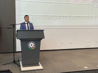 Şəki Regional ASAN Xidmət Mərkəzində "Konstitusiya və Suverenlik İli"nə həsr olunmuş tədbir keçirilib