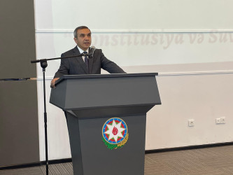 Şəki Regional ASAN Xidmət Mərkəzində "Konstitusiya və Suverenlik İli"nə həsr olunmuş tədbir keçirilib