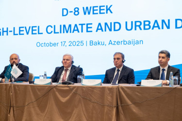 Şəki Şəhər İcra Hakimiyyətinin başçısı III Azərbaycan Milli Şəhərsalma Forumunda və onun davamı olaraq “D-8 Yüksəksəviyyəli İqlim və Şəhərsalma Dialoqu” tədbirində iştirak edib.