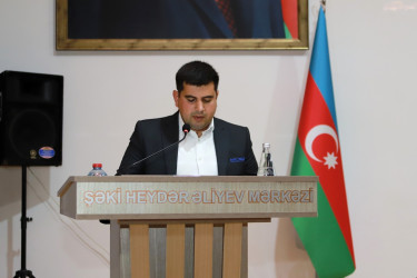 Şəkidə şəhid Rahib Hacı-İsmayılovun doğum günü münasibətilə tədbir keçirilib