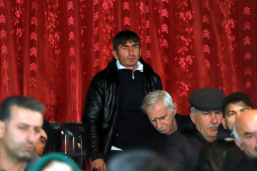 Şəki Şəhər İcra Hakimiyyətinin başçısı Elxan Usubov İbrahimkənd kəndinin sakinləri ilə görüşüb.
