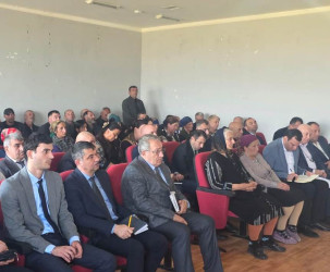 Şəki Şəhər İcra Hakimiyyətinin başçısı Elxan Usubov Şorsu kəndində səyyar qəbul keçirib