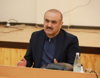 Şəki Şəhər İcra Hakimiyyətinin başçısı Elxan Usubov Baş Zəyzid kəndinin sakinləri ilə görüşüb