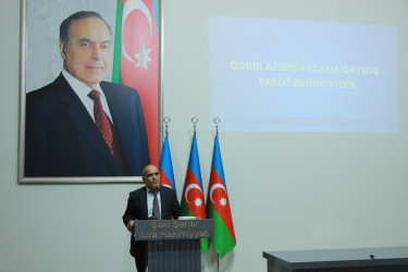 Qərbi Azərbaycan İcmasının Şəki şəhəri üzrə nümayəndəsi ictimaiyyətə təqdim edilib