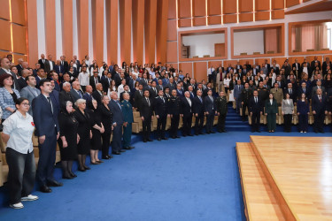 Şəkidə Ulu Öndər Heydər Əliyevin anadan olmasının 102-ci ildönümü qeyd olunub