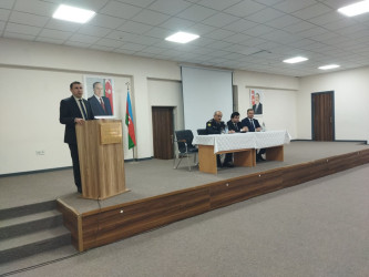 Şəkidə fəaliyyət göstərən təhsil müəssisələrinin rəhbərləri ilə “Şagird təhlükəsizliyi və sağlam məktəb mühiti” mövzusunda görüş keçirilib