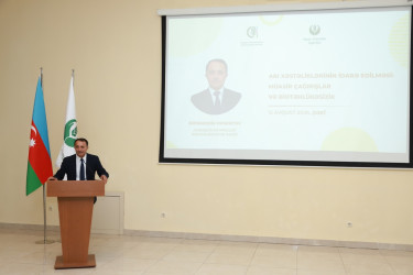 Şəkidə "Arı xəstəlikləri ilə mübarizə" mövzusunda təlim proqramına start verilib