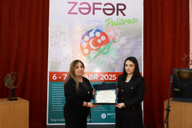 Şəkidə “Zəfər palitrası” adlı sərgi açılıb