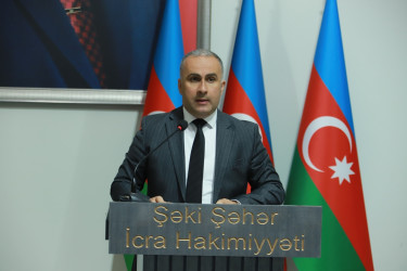 Şəki Şəhər İcra Hakimiyyətində fermerlərlə görüş keçirilib