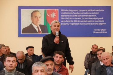 Şəki Şəhər İcra Hakimiyyətinin başçısı Elxan Usubov Qozlubulaq kəndində səyyar qəbul keçirib.