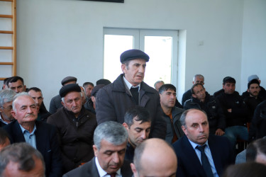 Şəki Şəhər İcra Hakimiyyətinin başçısı Elxan Usubov Əliyar kəndində səyyar qəbul keçirib