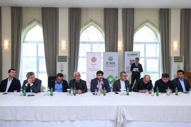 “Regional tərəfdaşların inkişafı” layihəsi çərçivəsində Şəkidə sahibkarlarla görüş keçirilib