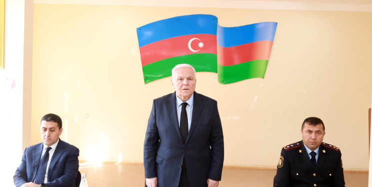 Şəki Şəhər İcra Hakimiyyətinin başçısı Elxan Usubov Bolludərə kəndinin sakinləri ilə görüşüb