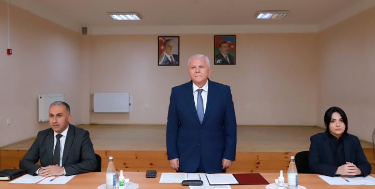 Şəki Şəhər İcra Hakimiyyətinin başçısı Elxan Usubov Şin kəndinin sakinləri ilə görüşüb