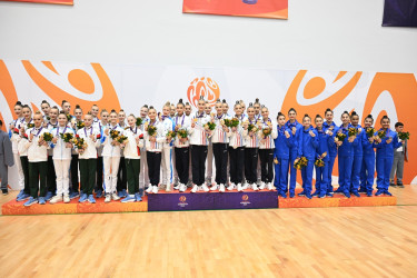MDB Oyunları: Azərbaycanın bədii gimnastları komanda hesabında üçüncü olublar